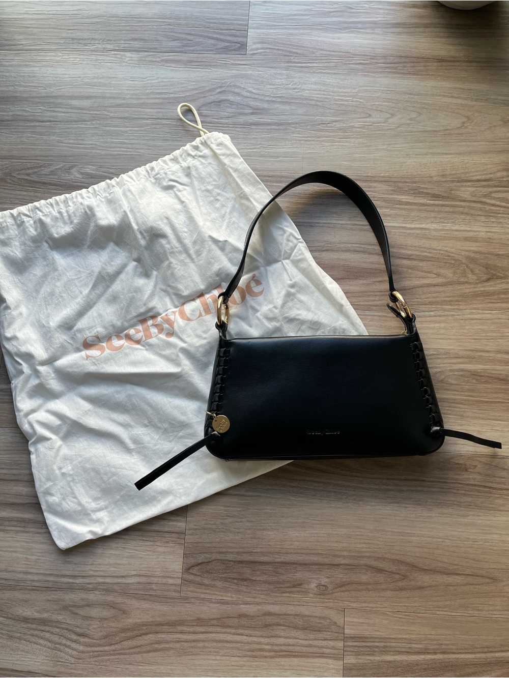 See By Chloe Black Leather Shoulder Bag